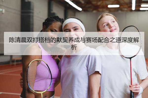 陈清晨双打搭档的默契养成与赛场配合之道深度解析